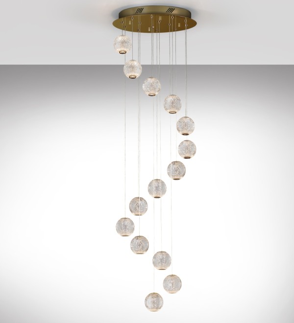 Люстра Austral LED 14L Ø50 золото