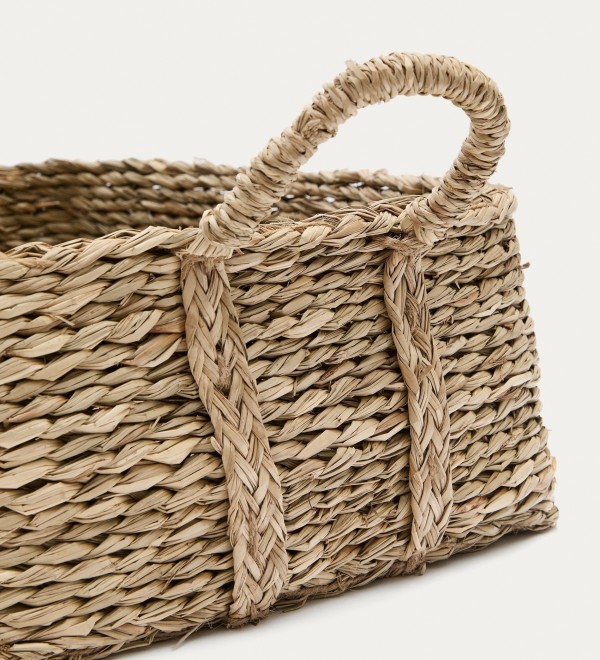 Набор из 2 корзин из натурального волокна Milly 32 x 20 см / 34 x 20 см
