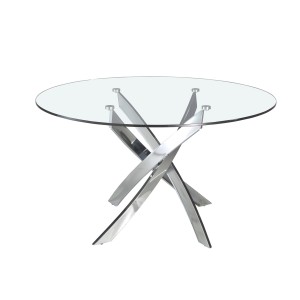 Стол обеденный F2133 /1061 стеклянный Ø140