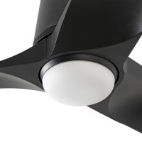 Потолочный вентилятор HEY TUB S Ш900mm черный 3 P LED 10W CCT