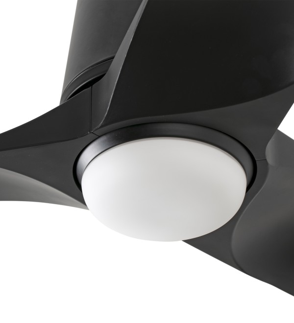 Потолочный вентилятор HEY TUB S Ш900mm черный 3 P LED 10W CCT