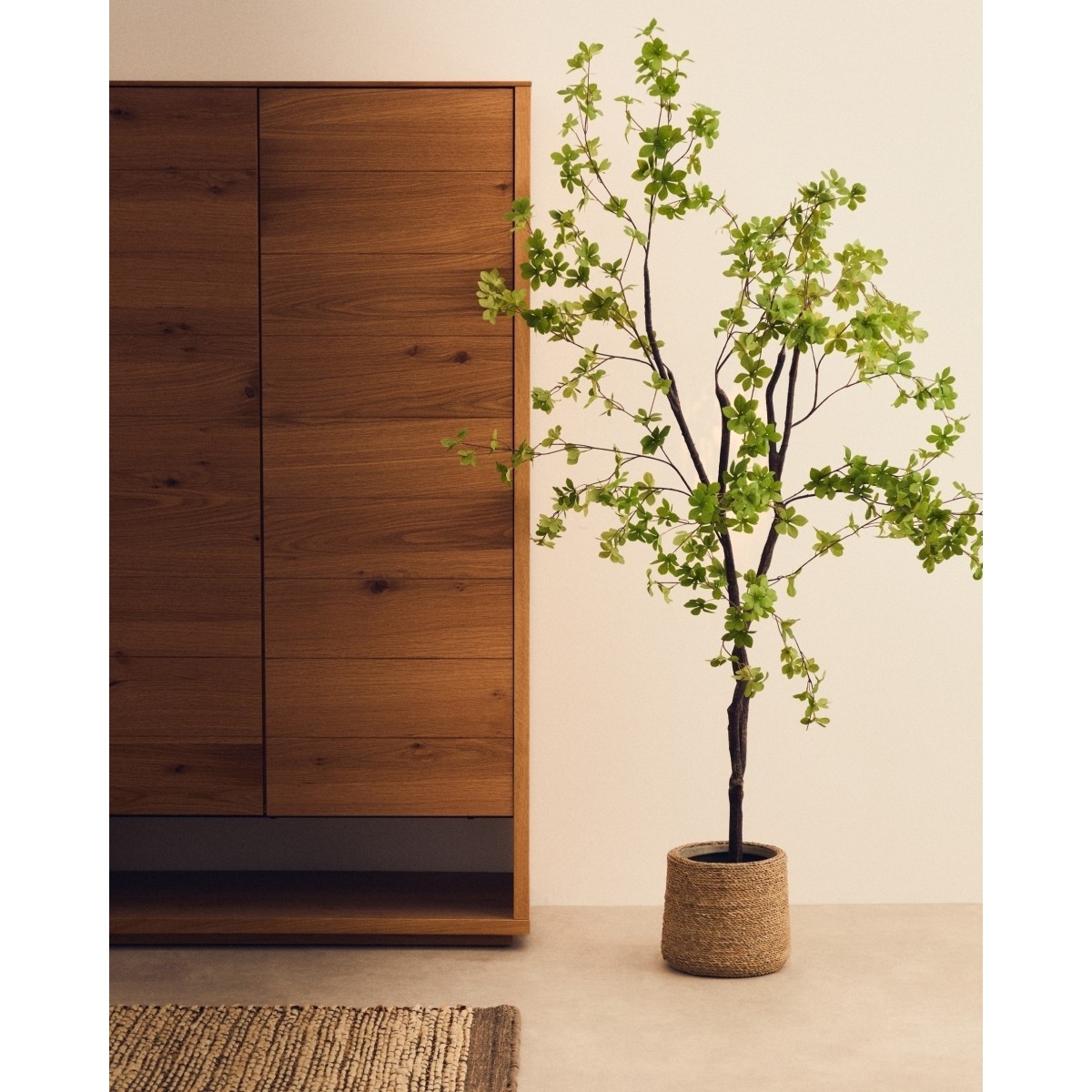 Enkianthus Искусственное дерево с черным горшком 214 см