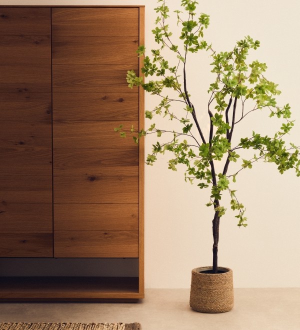Enkianthus Искусственное дерево с черным горшком 214 см