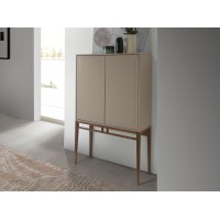 Буфет Angel Cerda CP1709 /3073 жемчужно-серый с ножками из ореха
