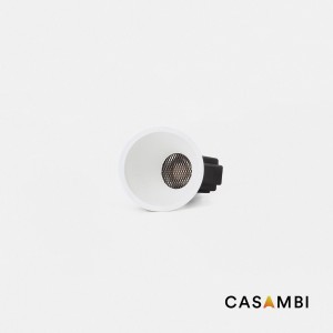 Tulipa Белый встраиваемый даунлайт асимметричный 10W 36° 4000K CRI90 Casambi