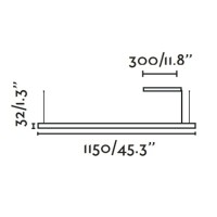 Подвесной светильник Vico черный 30W 2700K CANOPY RECESS