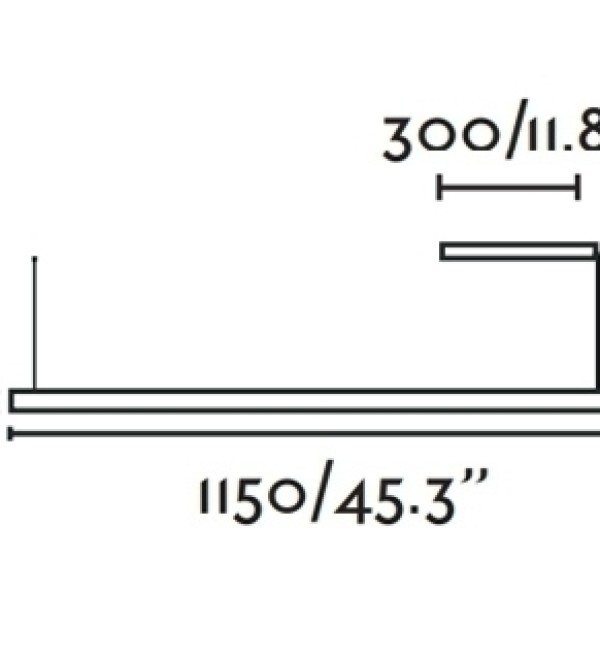 Подвесной светильник Vico черный 30W 2700K CANOPY RECESS