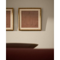 Абстрактная картина Ferni выполненная от руки, 40 x 40 см