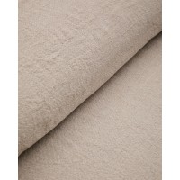 Плед Tandi из льна бежевого цвета 150 х 160 см