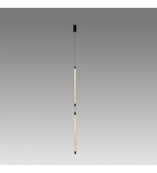 Подвесной светильник LUMINA 600 2L COLGANTE черный LED 24W 2200K