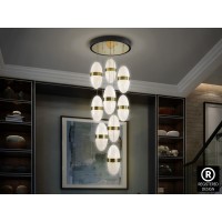 Подвесной светильник Garden 9L черный/бронзовый