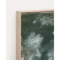 Selnar зеленая абстрактная картина 202 x 122 см
