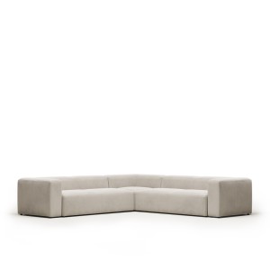 Диван угловой 6 местный Blok 320 x 320 cm бежевый