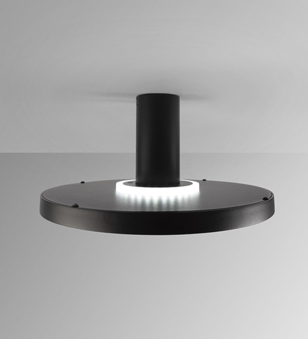 Настенный/потолочный светильник Stone CCT- черный LED D30