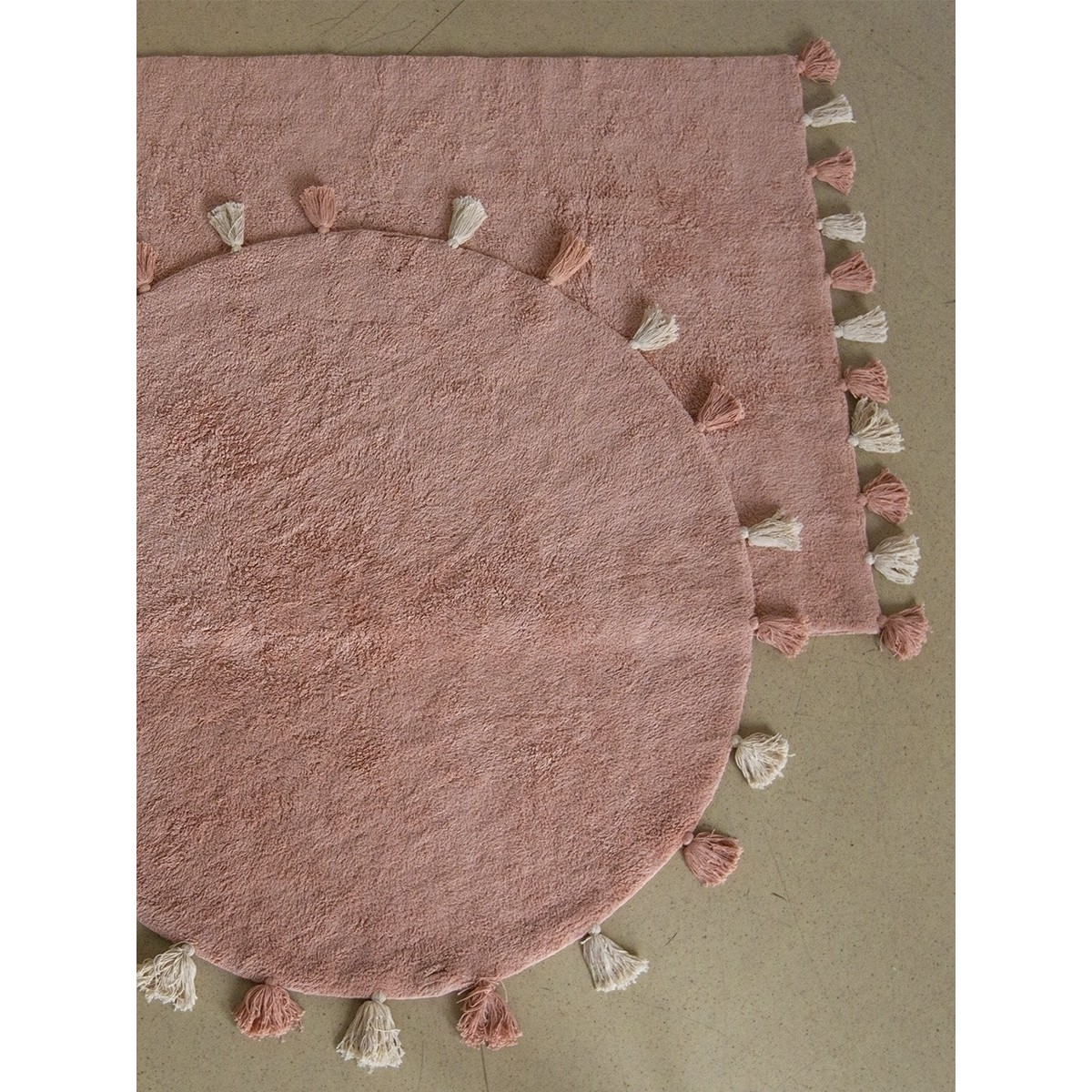 Хлопковый ковер Lillaland COLORFUL PINK 120*180