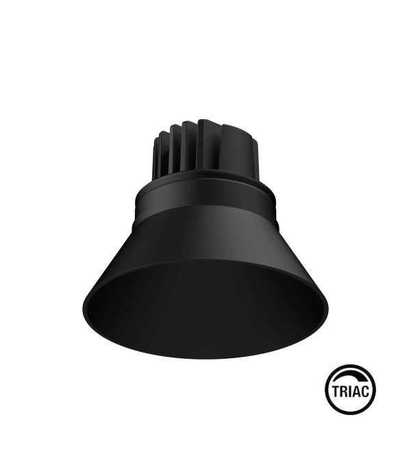 Встраиваемый светильник ELIOS BELL IP20 10W черный 15є 3000K TRIAC