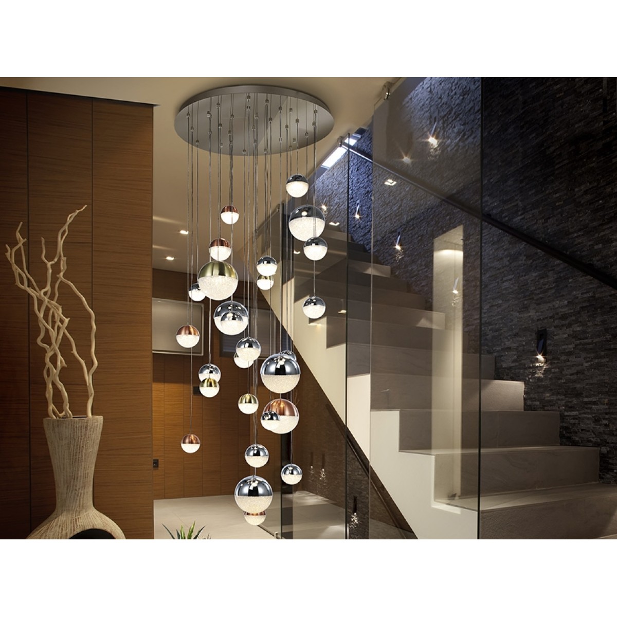 Подвесной светильник Sphere LED 27L Ø80 DIM BLUETOOTH CCT цветной