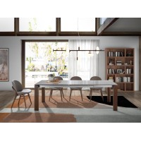 Стул CH19058/4107 с обивкой из экокожи и каркасом из массива ясеня