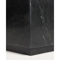 Журнальный столик Sorein из черного мрамора 50 x 50 см