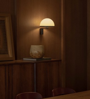 DOME Настенный светильник черный 1XE27