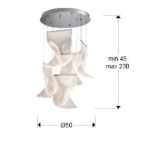 Люстра Velos II 5L хромированная