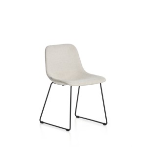 Стул Zahara из бежевой синели