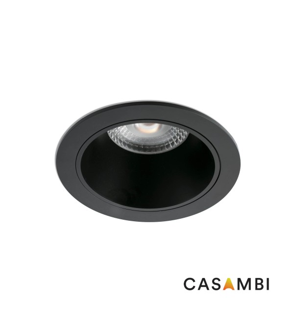 Встраиваемый светильник KIMO 15W черный 60є 2700K CRI90 CASAMBI