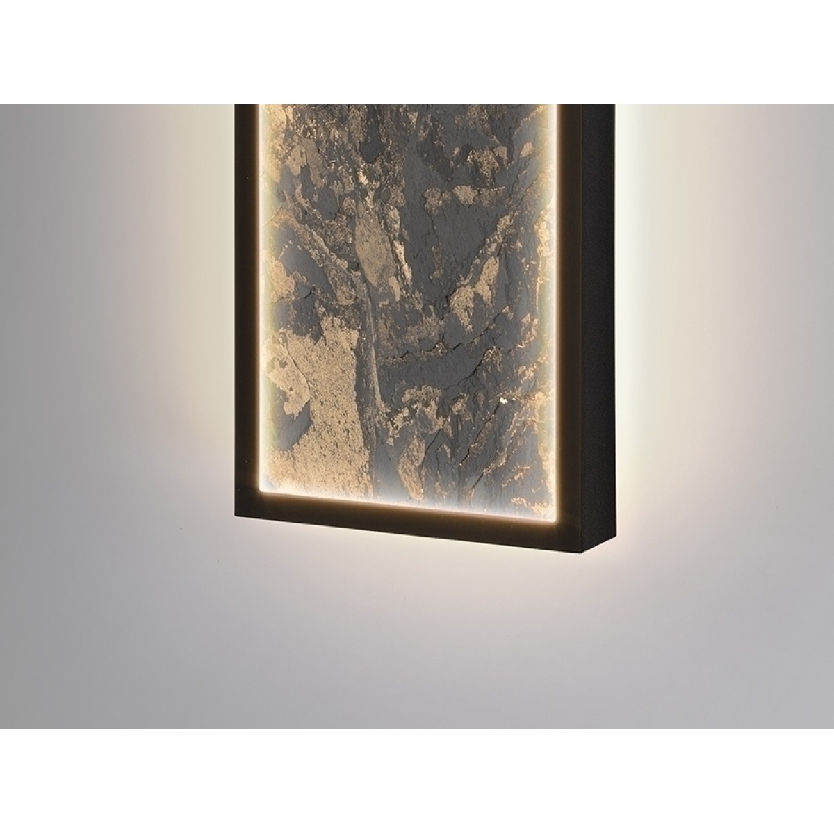 Настенный светильник Stone CCT- черный LED L100
