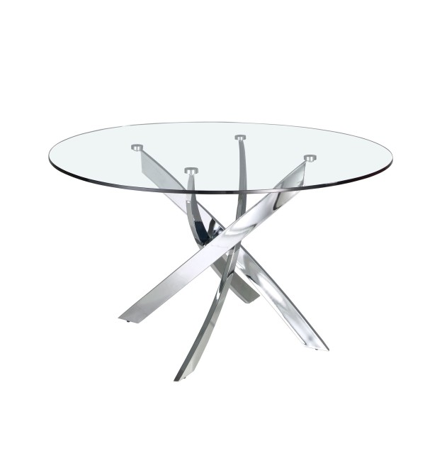 Стол обеденный F2133 /1061 стеклянный Ø140