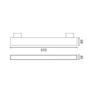 VIA EVO Трек 570 25W 4000K черный CASAMBI PRISM.