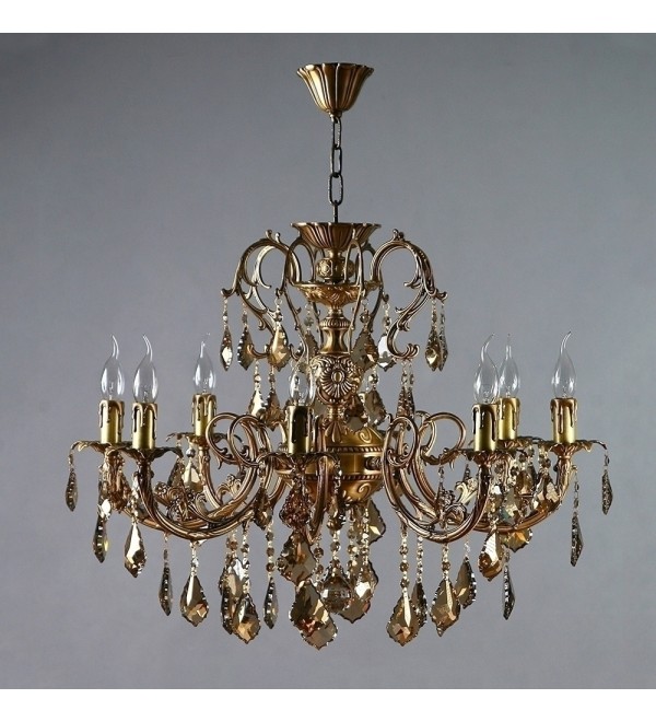 Люстра MANTRA Alicante Ambiente 8L 8888/8 AB Honey Leaf