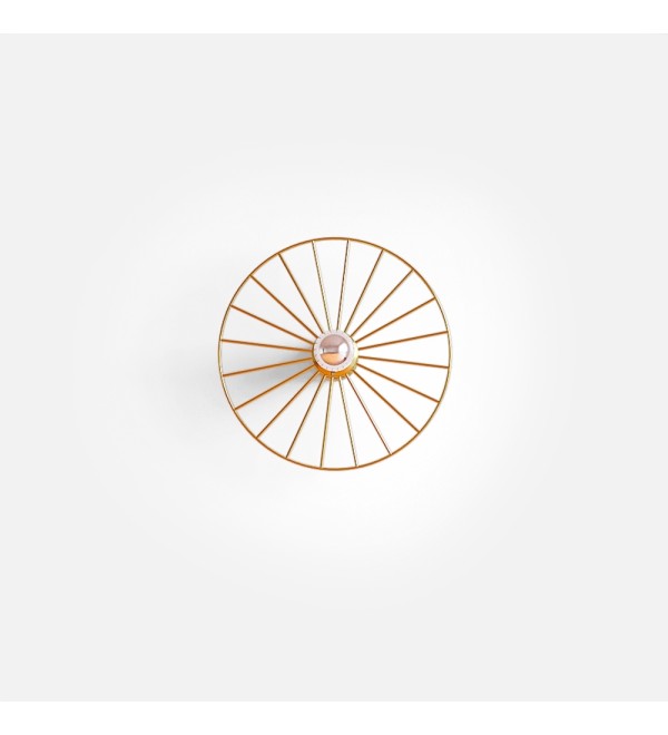 Диск металлический для бра Wheel Ø30 золотой