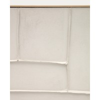 Klis Картина из белого льна с геометрическими фигурами, 120 х 200