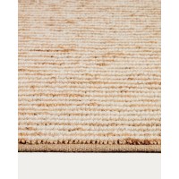 Ковер Derule бежевый из джута и шерсти 200 x 300см