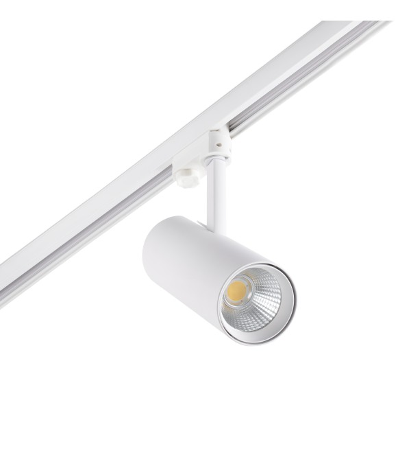 Трековый светильник Fuga белый LED 18W 2700K 60º