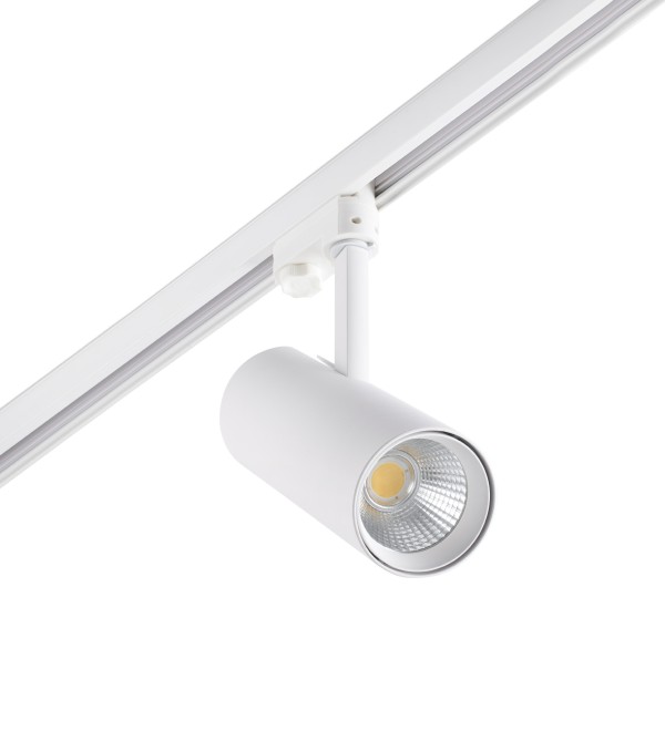Трековый светильник Fuga белый LED 18W 2700K 60º