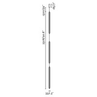 Подвесной светильник LUMINA 600 3L COLGANTE черный LED 36W 2700K DALI