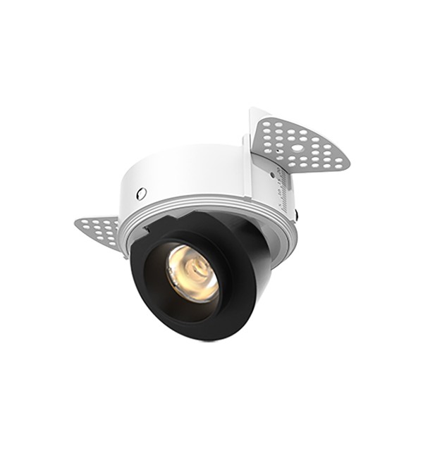Встраиваемый светильник ALIA TRIMLESS 8W черный 36є 3000K ONOFF