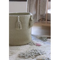 Корзина Древесный оливковая 30*30
