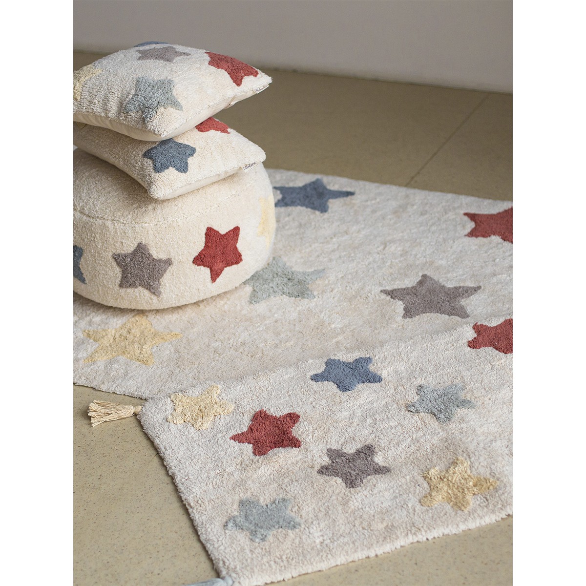 Хлопковый ковер Lillaland VINTAGE STARS 60*90