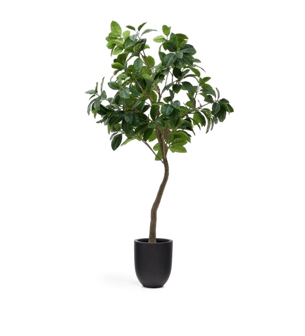 Ficus Искусственное дерево фикус в черном горшке 210 см