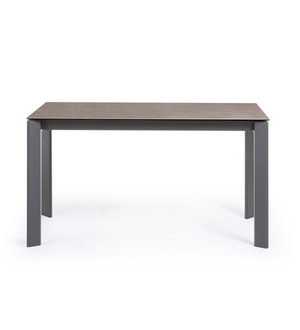 Стол Atta 140 (200) x90 графит керамика