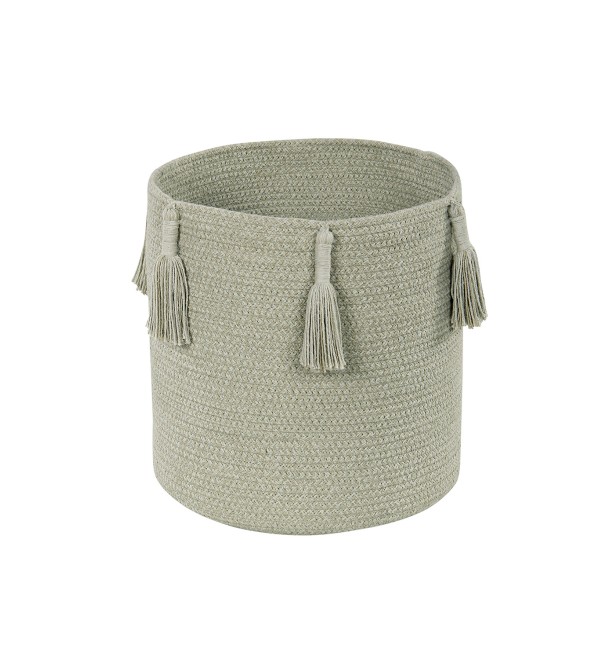 Корзина Древесный оливковая 30*30