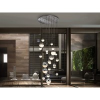 Подвесной светильник Sphere LED 27L Ø80 хром BLUETOOTH CCT 500 см