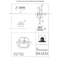 BR04657 Встраиваемый светильник LUANCO