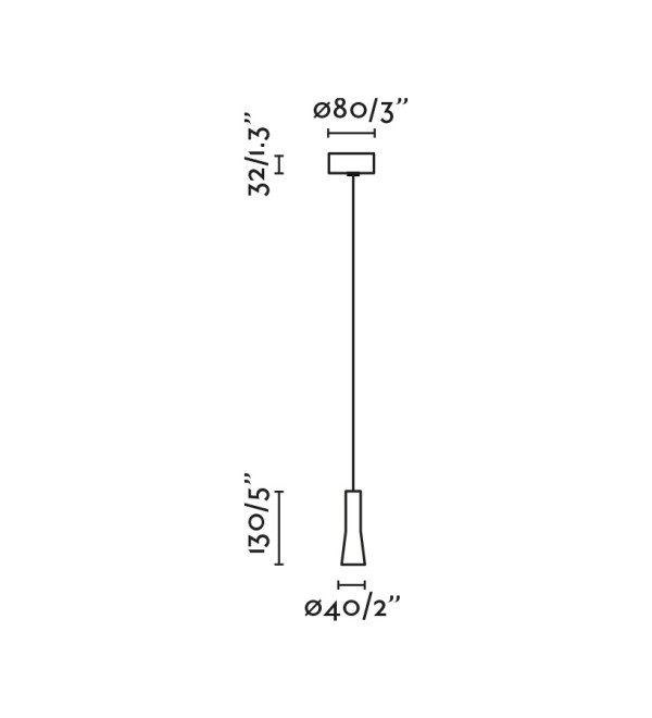 Подвесной светильник NINA белый LED 4W 2700K
