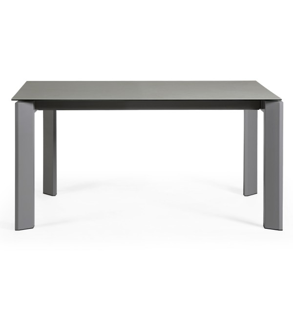Стол Atta 160 (220) x90 антрацит керамика