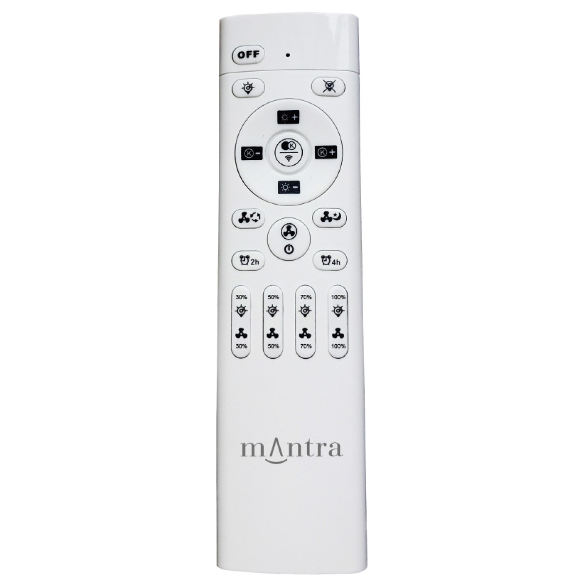 Люстра потолочная-вентилятор MANTRA NEPAL 7801 белый 75 см
