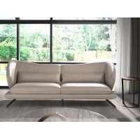 Диван 3-х местный 6146/KF2157-3P-M5652 кожаный с декоративными подушками