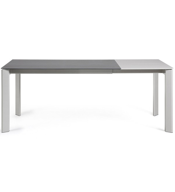 Стол Atta140 (200) x90 серый керамика